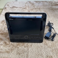 東芝12型 DVD内臓地デジ液晶テレビポータロウの画像