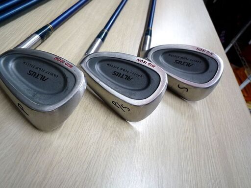 ゴルフクラブ アイアンセット ブリヂストン ALTUS MID IRON 5番～9番 PW P/S SW 8本セット FLEX R アルタス 中古 苫小牧西店