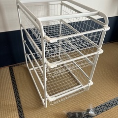 【取引中】IKEA アルゴート　ALGOT スチールラックの画像