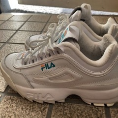 23cm FILA スニーカー 白
