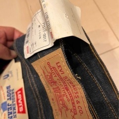 デッドストックリーバイス90年代バレンシア社製 517・ビックEサドルマン糊付きの画像