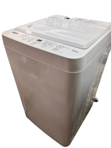 NO.1154 【2022年製】ヤマダセレクト 全自動洗濯機 5.0kg YWM-T50H1