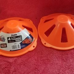 トレーニング　ディスク　オレンジ　コーン　新品　4枚✖️2セット=8枚