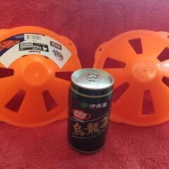 トレーニング　ディスク　オレンジ　コーン　新品　4枚✖️2セット=8枚の画像