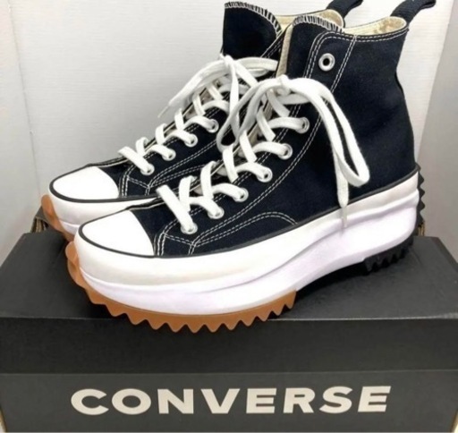 新品未使用 23.5cm コンバース ランスターハイク ハイ ブラック