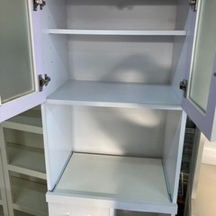 食器棚 レンジ台 中古 リサイクルショップ宮崎屋住吉店23.12.25kの画像