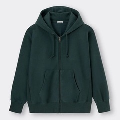 お値下げ可能★美品【GU】ヘビーウェイトビッグスウェットフルジッ...