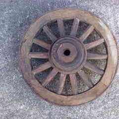 オブジェ車輪の画像
