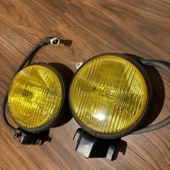 最終値下げ　ジムニー　ja11 純正フォグランプ　イエロー　霧灯