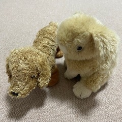 【無料】ぽぽちゃん、ぬいぐるみ（お散歩する犬、その他）の画像