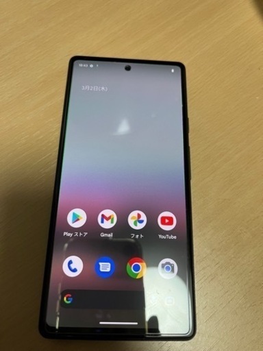 【現在取引中、キャンセル出たら返信します】Google pixel 6a 128GB ホワイト　ほぼ未使用に近い