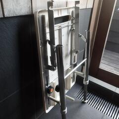 積水化学工業製の移乗台 風呂場用品 介護用品 折畳み式の画像