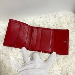 LOUIS VUITTON ポルトモネビエカルトクレディ_エピ レザー REDの画像