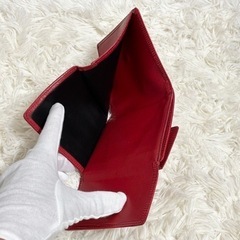 LOUIS VUITTON ポルトモネビエカルトクレディ_エピ レザー REDの画像