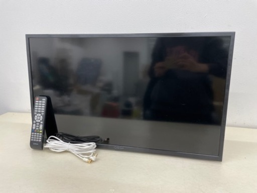 Qriom キュリオム 32V型ハイビジョン液晶テレビ QRT-32W2K 2020年製 リモコン/ミニB-CAS付き 山善 動作品