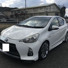 ★現金手渡し★車検付き！トヨタ　アクア　テレビ視聴可能Bluet...