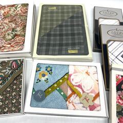 ★おすすめ品★ ハンカチ レディース メンズ ブランド 計7点セット まとめ売り 箱付き　SATP1225-5の画像