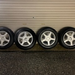 スタッドレスホイール4本セット♪車検用、転がし用にも♪４穴マルチ...
