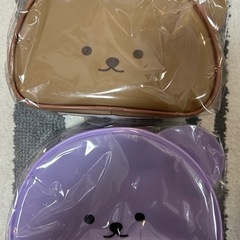 ピンクラテ　くまポーチ