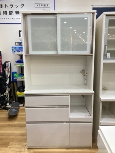 【トレファク高槻店】取りに来られる方限定！ガラス扉付レンジボードのご紹介です！