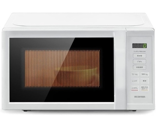 アイリスオーヤマ カウンタートップ 電子レンジ 17L ターンテーブル IMB-T178-W ホワイト
