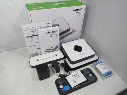 1ヶ月保証/ブラーバ/Braava/アイロボット/iRobot/床拭き/一部未使用品/380j/美品/良品/中古品/JKN6614/