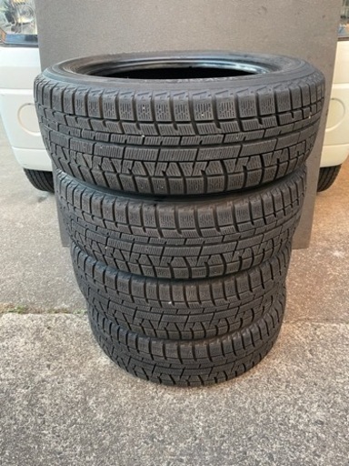 1225-1)はめ替え込み！185/60R15 ヨコハマスタッドレス中古4本セット！アイスガードIG50プラス