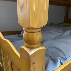 二段ベッドフレームの画像