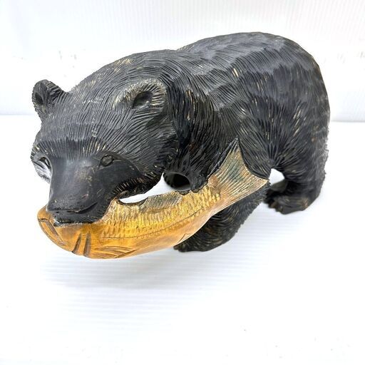 【複数購入で割引可】民芸品 木彫り熊 置物 北海道 八雲