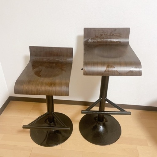 カウンターチェア2脚セット