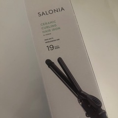 SALONIA サロニア セラミック カール ヘアアイロン 19...