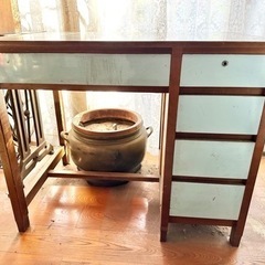 デスク　机　pc  学習　木製　