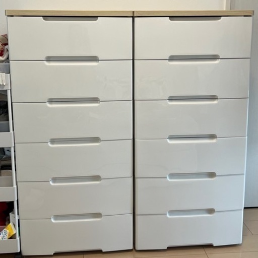 6段チェスト2個セット　アイリスオーヤマ