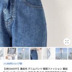 デニム厚手裏起毛の画像