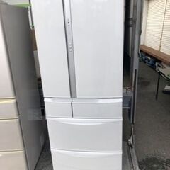 福岡市内配送無料　2018年式　パナソニック　【良品】冷蔵庫　451L　NR-FV45V3-H