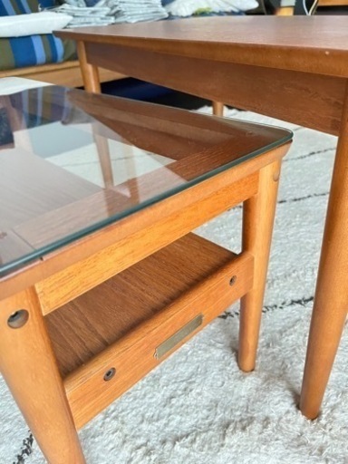 《省スペース×シンプル×niko and ...らしさ》 コンパクトな大きさが特徴の〈リビングテリトリーシリーズ〉  ［幅90cm］ネストテーブル/リビングテリトリーシリーズ