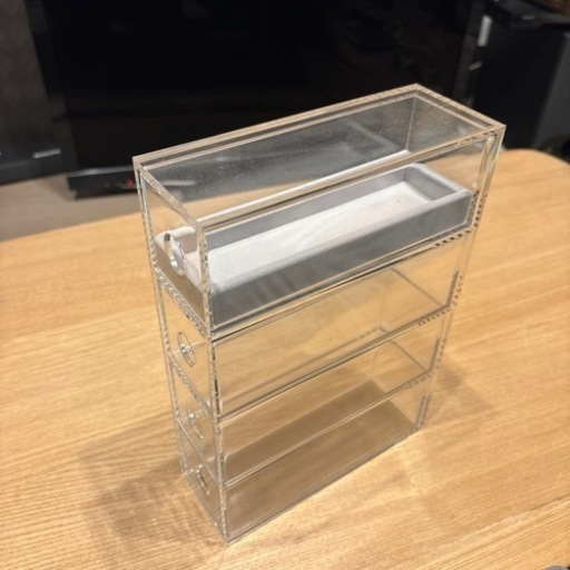 無印良品　アクリルメガネ・小物ケース　ベロア1つ付き