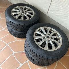 値下げ！195/65R15 スタッドレスホイル付き４本セット　トヨタ・ノアで使用