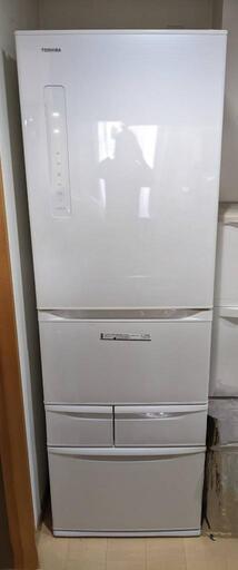 426㍑野菜室真ん中東芝冷蔵庫と日立洗濯機