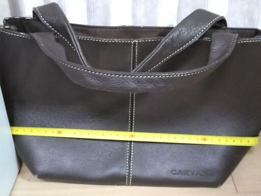 CARVAN　バッグ　ダークブラウン