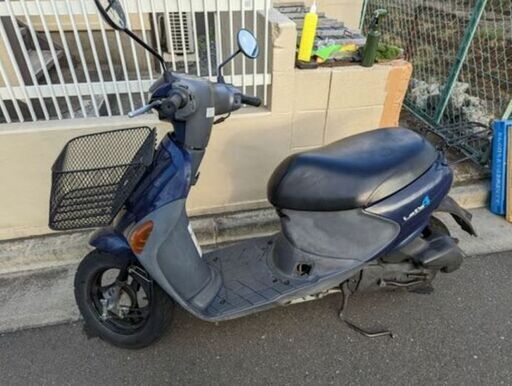 12/27 21時頃@拝島駅付近 レッツ４　スズキ　Let's 4 Suzuki　普通に動きます ブルー