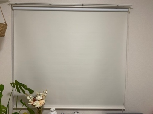 ニトリ　遮光ロールスクリーン(ドルフィンWH)165x220cm