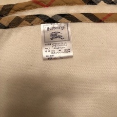 新品　バーバリー シーツ　シングルの画像