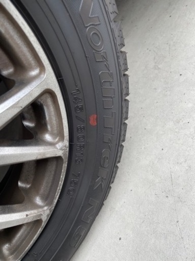 2023年製造 145/80R13スタッドレスタイヤホイール4本セット