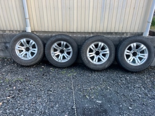 ランクルブラドに装着可能　スタッドレス用アルミホイールセット