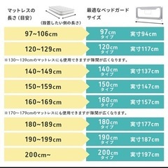 【受け渡し決定】ベッドガード 200cmの画像