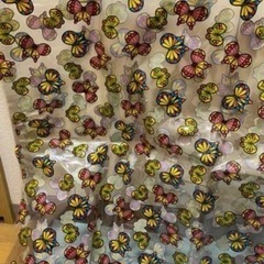 昭和レトロ】レトロポップ 蝶々柄 レジャーシート  希少  レアの画像