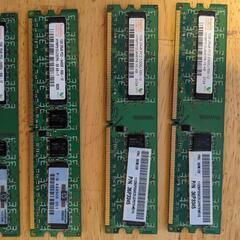 PC2 5300 6400 1GB　4枚　計4GB ジャンク
