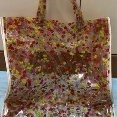 【昭和レトロ】バッグ  レトロポップ   お花柄  希少レアの画像