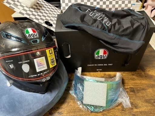 【新品 未使用】超お買い得フルフェイスヘルメット AGV PISTA GP RR FUTURO CARBONIO FORGIATO Asian Fit サイズM